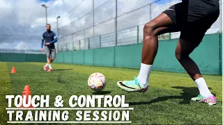 TOUCH & CONTROL TRAINING SESSION + Crossbar challenge | Improve Your Touch & Control With The Ball