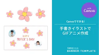 Canvaでできます！手描きイラストでGIFアニメ作成