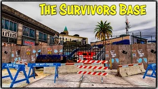 GTA 5 Zombie Apocalypse Ep. 4 - THE SURVIVORS BASE! (New Mod Showcase/Skit)