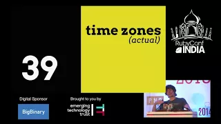 Day 2 - Closing Keynote by Zach Holman on "UTC is Enough for Everybody, Right?"