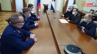 Артёму Здунову представлен новый прокурор Республики Мордовия Василий Щербаков