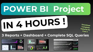 🔥End to End POWER BI Project | POWER BI Course 2024 | DASHBOARD🔥