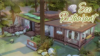 Эко-ресторан🍃🍝│Строительство│Eco-Restaurant│SpeedBuild│NO CC [The Sims 4]