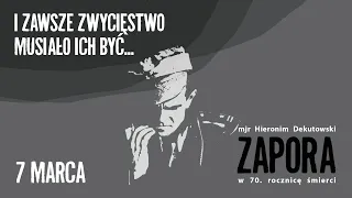 Mjr Hieronim Dekutowski „Zapora”. Żołnierz Niezłomny – koncert w rocznicę śmierci