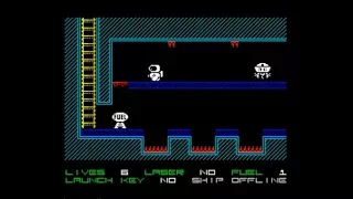 Space Escape Walkthrough, ZX Spectrum