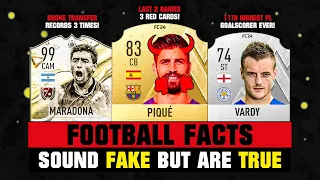 FOOTBALL FACTS That Sound FAKE But Are TRUE! 😵😲