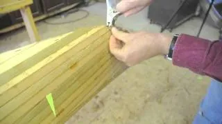 How to Make a Kayak - Removing Staples from a Strip-Built Boat