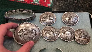 Estate Sale Finds #82 - Spent $720 ! Sterling Silver Jewelry Haul