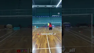 Unexpected Deception 🥵😳 #badminton #badmintonlovers #badmintontraining #badmintonplayer #hardwork