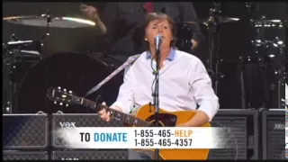 Paul McCartney My Valentine Live 121212concert Hurricane Sandy