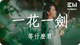 一花一劍(DJ 阿卓版)-等什麽君(鄧寓君)「重來 我說我會早些年大放異彩，在更大的舞臺」♫動態歌詞lyrics♫