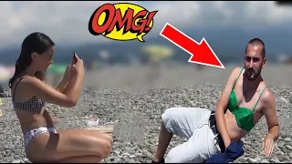 BiKiN Prank In Public - AWESOME REACTIONS - Best of Just For Laughs