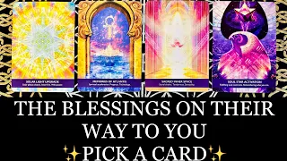 PICK A CARD | ❄️THE BLESSINGS ON THEIR WAY TO YOU✨