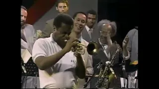 Freddie Hubbard sets the Art Blakey and the Jazz Messengers Big Band on fire with Moanin'