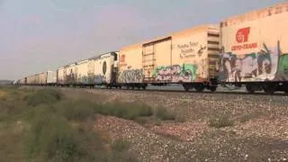 BNSF 4737 Freight In The Powder River Basin!