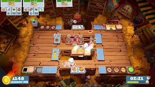 【Overcooked!2】Carnival of Chaos カオス3‐2 (2players)/score:3332