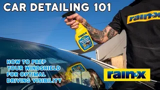 How To Prep your Windshields for Optimal Driving Visibility| Rain-X 2-in-1 Rain Repellent