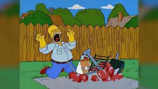 Homer has a Raging Sparta Madhouse GRE v3.5 Remix