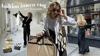 week in the life of a fashion intern vlog | photoshoots, dinners, parties & snooker