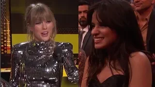 Camila Cabello Reacting to Taylor Swift American Music Awards 2018