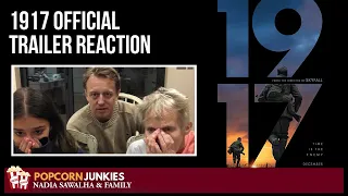 1917 Official Trailer - Nadia Sawalha & The Popcorn Junkies FAMILY Reaction