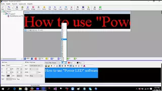 How to use Power LED software