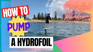 How to Pump a Hydrofoil: Tips and Tricks