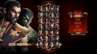 Mortal Kombat 9 - Expert Tag Ladder (Reptile & Shang Tsung/3 Rounds/No Losses)