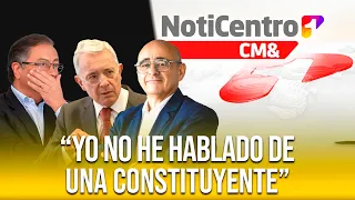 Noticentro "El gobierno quebró las EPS" Álvaro Uribe | Canal 1 CM&