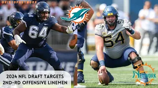 Miami Dolphins 2024 NFL Draft Targets: 2nd-Round Offensive Linemen