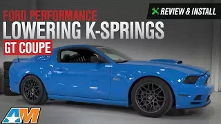 2005-2014 Mustang GT Coupe Ford Performance Lowering K-Springs Review & Install