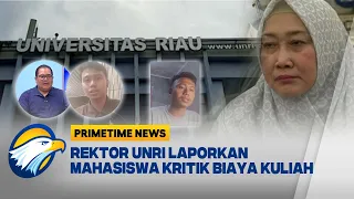 [FULL Dialog] Rektor UNRI Laporkan Mahasiswa Kritik Biaya Kuliah