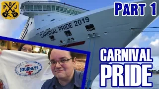 Carnival Pride Cruise Vlog 2019 - Part 1: Baltimore, Journeys Cruise, Embarkation Day - ParoDeeJay