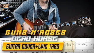 Dead Horse | Guns n' Roses | guitar cover with solos + live tabs