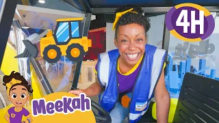 New! Meekah Visits an Indoor Digging Museum!! | 4 HOURS OF MEEKAH! | Educational Videos for Kids