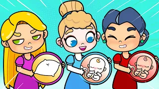 Rapunzel Mother and Daughter But Fake Pregnant | Princess In Avatar World | Toca Boca