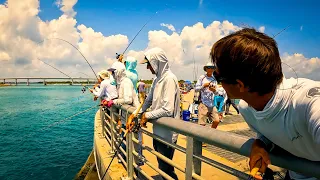 Fishing this Popular Jetty with Friends