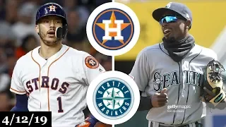 Houston Astros vs Seattle Mariners Highlights | April 12, 2019