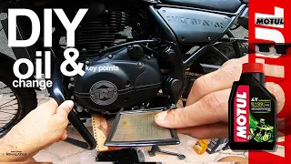 ENGINE OIL CHANGE @3000 km ON THE ROYAL ENFIELD HIMALAYAN - A DETAILED YET PRECISE WALK THROUGH
