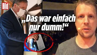 Oliver Pocher reagiert auf Armin Laschets Stimmzettel-Panne | BILD Live