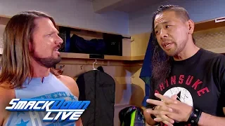 Shinsuke Nakamura asks AJ Styles for backup: SmackDown LIVE, March 27, 2018