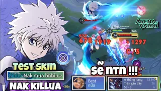 Cầm Acc Nakroth Killua Vào Kênh Thế Giới Test Skin Với Tỉ Lệ Thắng Thấp Sẽ NTN !!!