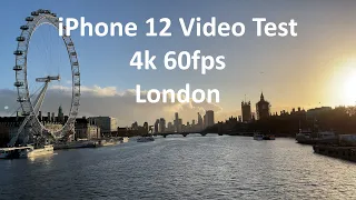 iPhone 12 camera test 4k 60FPS - London