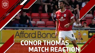 POST-MATCH REACTION | Conor Thomas Reflects As His Goal Starts MK Comeback