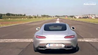 Mercedes-Benz AMG GTS | Pure Sound on empty runway!