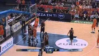Resumen (J34, Liga Endesa 12-13) Valencia Basket 90 - La Bruixa d'Or Manresa 59