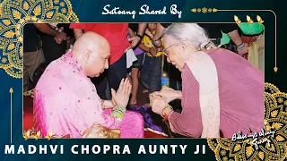 Guruji Satsang Shared by Madhvi Chopra Aunty Ji | गुरुजी सत्संग | Jai Guruji | 🔊 Clear Voice