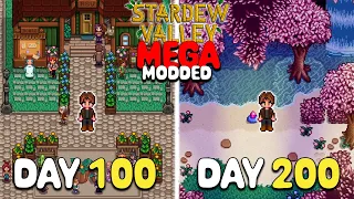 200 Days of MEGA MODDED Stardew Valley