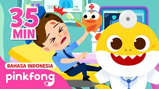 Aduh! Petugas Polisi Terluka! | Kumpulan Kartun Rumah Sakit Bayi Hiu | Baby Shark Indonesia