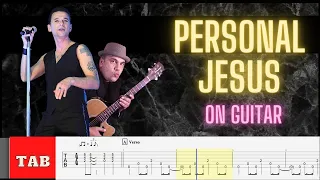 Personal Jesus | Fingerstyle | Depeche Mode guitar cover with TABS